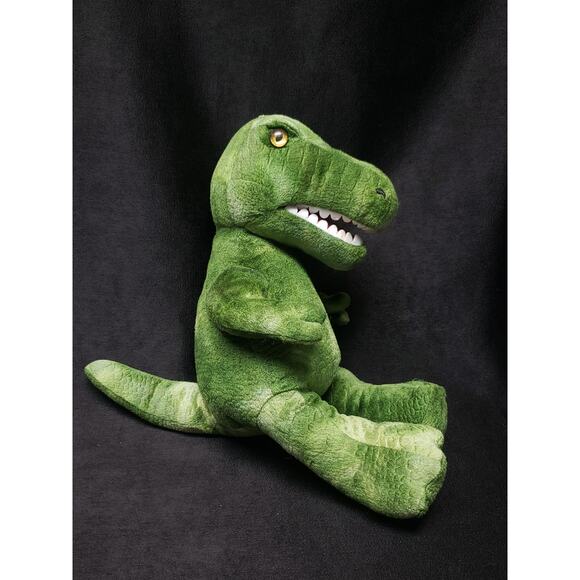 Build A Bear Green T Rex Tyrannosaurus King Dinosaur Plush Stuffed Animal BABW - Picture 9 of 9
